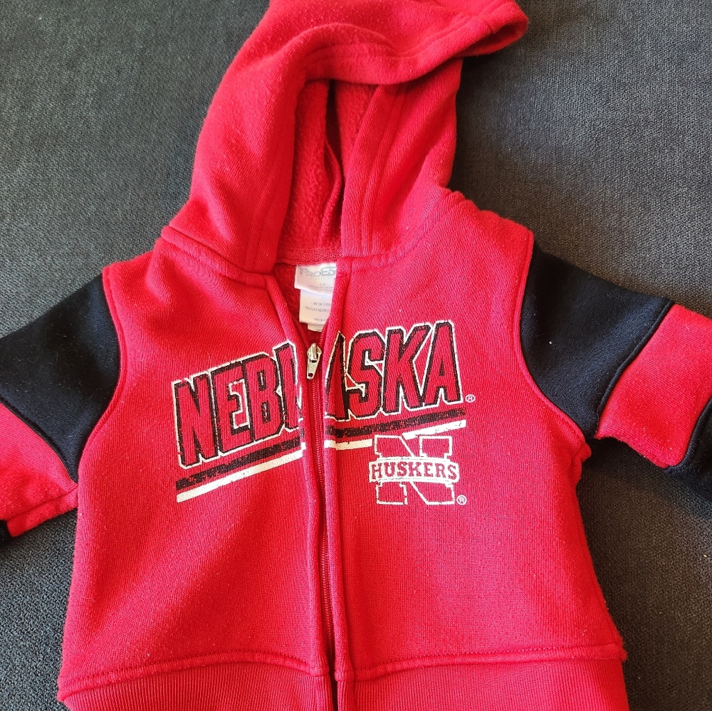 3-6mo Husker Nebraska Jacket Red
